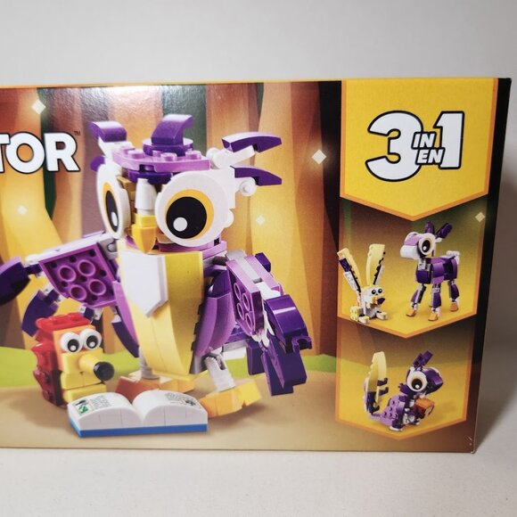 NEW LEGO 31125 Creator 3 in 1 OWL SQUIRREL RABBIT Fantasy Forest Creatures Woodl - Picture 2 of 14